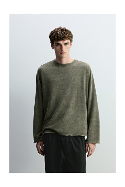 LEFTIES Man (Teen) Basic Rib Neck T-Shirt (M/L)