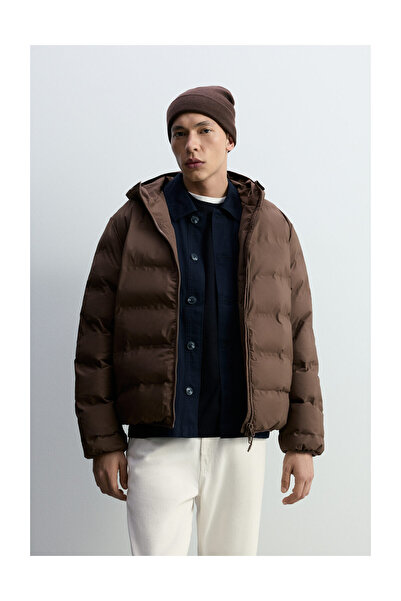 LEFTIES Man Padded Jacket with Hybrid Hood