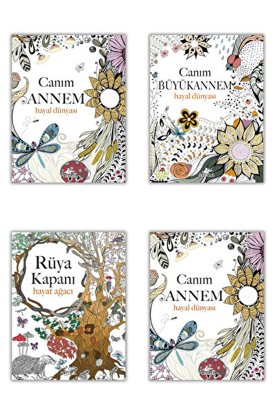 Pegasus Yayınları Renklerle Stres Terapisi Boyama Kitapları Seti (4 Kitap) – Christina Rose | Pegasus Yayınları