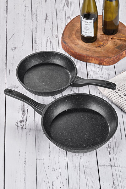 Taç Valeriya Döküm 2'li Tava Seti 24 & 28 Cm