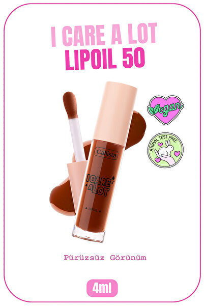 Callista I Care A Lot Lip Oil Nemlendirici ve Parlatıcı Dudak Bakım Yağı - 50...