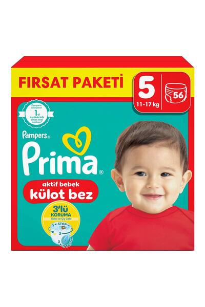 Prima Külot Bez 5 Numara 56 Adet Bebek Bezi Fırsat Paketi