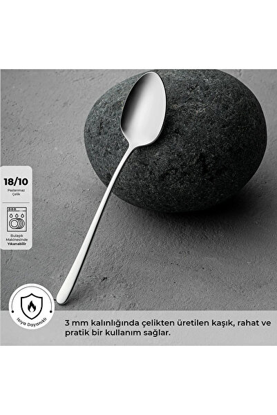 Emsan Titan Yemek Kaşığı – 18/10 Paslanmaz Çelik – Tekli