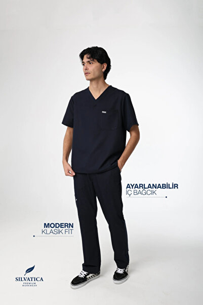 Silvatica Premium Workwear Erkek Medikal Pantolon Regular(UzunBoy) Scrubs Hem...