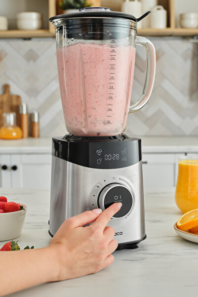 Karaca Μπλέντερ Smoothie Inox 1800 W - Ψηφιακή οθόνη