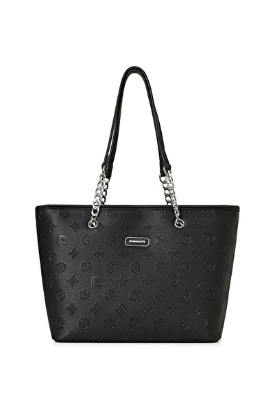 Pierre Cardin Black Large Floater Women's Shoulder Bag 05Po22Y1546