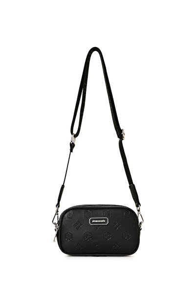 Pierre Cardin Black Large Floater Women's Crossbody Bag 05Po23Y1731