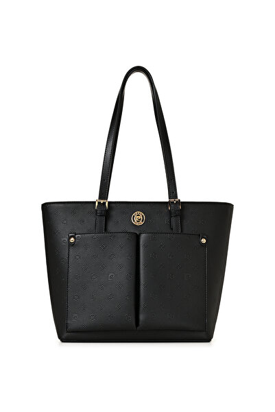 Pierre Cardin Black Print Women's Shoulder Bag 05Po25K2525