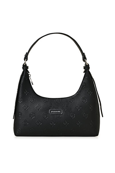Pierre Cardin Black Large Floater Women's Shoulder Bag 05Po22K1596