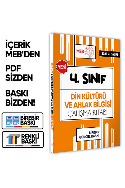 Karakutu Yayınları 2026 MEB ÖDM İlkokul 4.Sınıf DİN KÜLTÜRÜ VE AHLAK BİLGİSİ ...