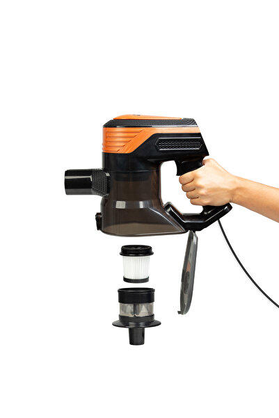 Fantom Pluto P 6000 Cyclone Dikey Elektrikli Süpürge Siyah