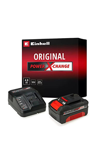 Einhell Avantaj Set-2 IMPAXXO 18/450 Kömürsüz Akülü Darbeli Somun Sıkma ve 18V 4,0 AhAkü Şarj Cihazı