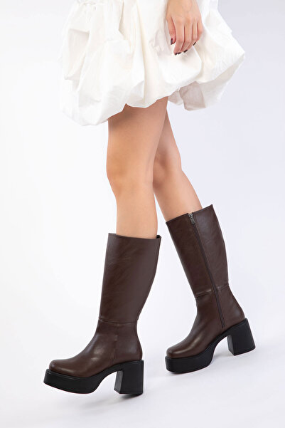 SOHO Braune Damenstiefel 19984