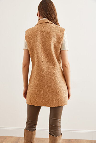 Olalook Дамско джобно букле с копчета Camel Vestylk - 19000050