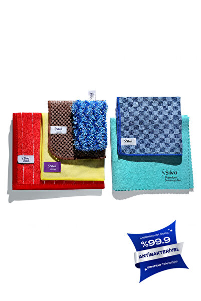 Silva Ultrafiber Premium Mega Mutfak Seti -6 Parça Komple Çözüm
