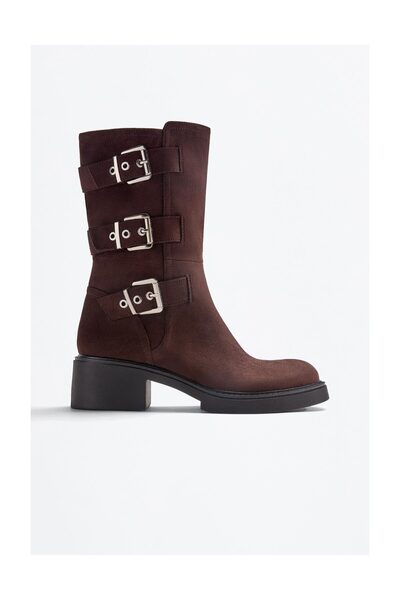 LEFTIES Woman Flat Buckle Boot