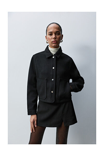 LEFTIES Woman New Bsc Snap Cloth Jacket