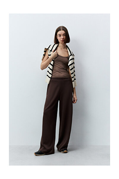 LEFTIES Woman Shirt Pajama M/L Long Pants Cut Knit