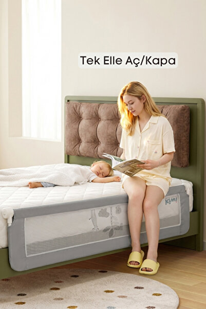 Kiwi Bedguard Children's Bed Protector Barrier, Bed Guardrail 180 cm