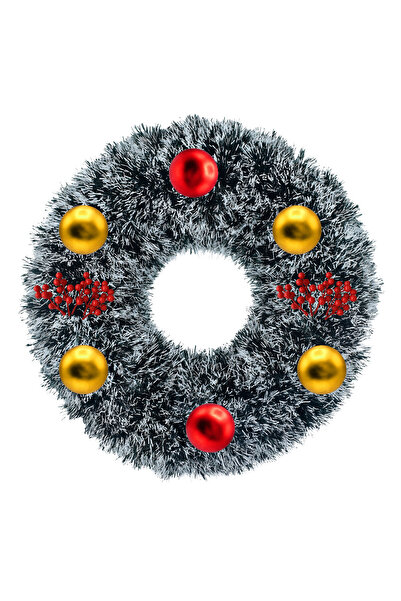 Waldern New Year's Door Ornament 45 cm Decorative New Year's Ornament