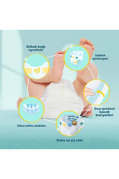 Prima Bebek Bezi Premium Care 2 Numara 60 Adet Ekonomik Paket