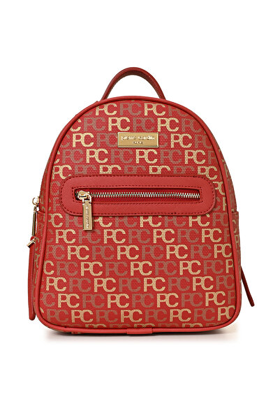 Pierre Cardin Red Tram Alphabet Women's Backpack 05Po22Y1541
