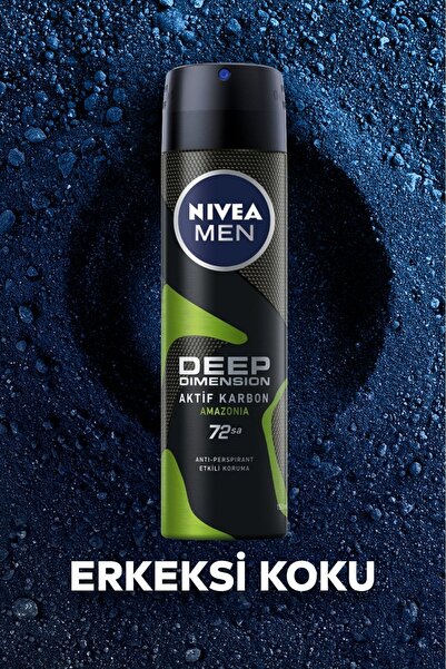 NIVEA Deodorant Erkek 150ml.Deep Amazonıa