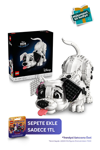 LEGO ® ǀ Disney 101 Dalmaçyalı Köpek Yavrusu 43269 - Yetişkinler için Model Yapım Seti (1722P)