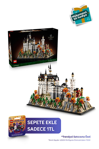LEGO ® Architecture Neuschwanstein Şatosu 21063 - Yetişkinler için Model Yapım Seti (3455P)