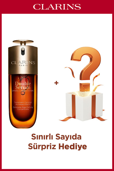 Clarins DOUBLE SERUM 75 ML ANTI-AGING SERUM + SÜRPRİZ HEDİYE