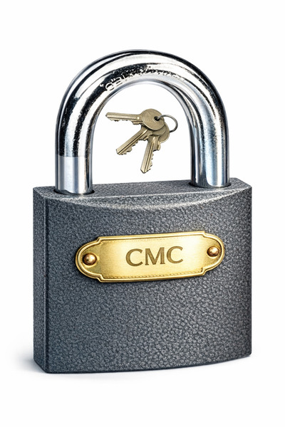 Badem10 قفل معدني مصبوب مع 3 مفاتيح 63 مم