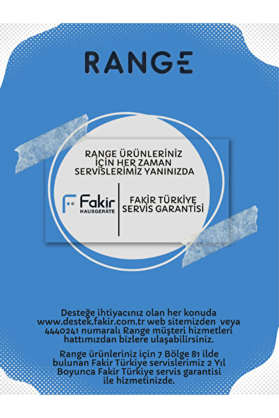 Fakir Range 5 Bar Mıst Multi Buharlı Temizleyici Beyaz