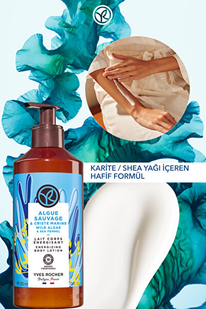 Yves Rocher Vücut Losyonu - Nemlendirici ve Besleyici Serinletici Okyanus Esintisi-Vegan-390ml