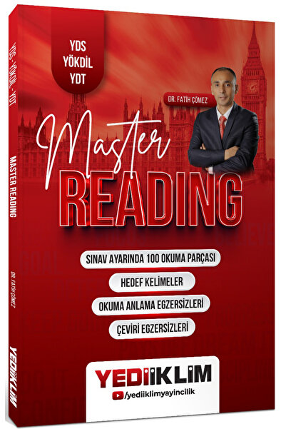 Yediiklim Yayınları YDS YÖKDİL YDT Master Reading