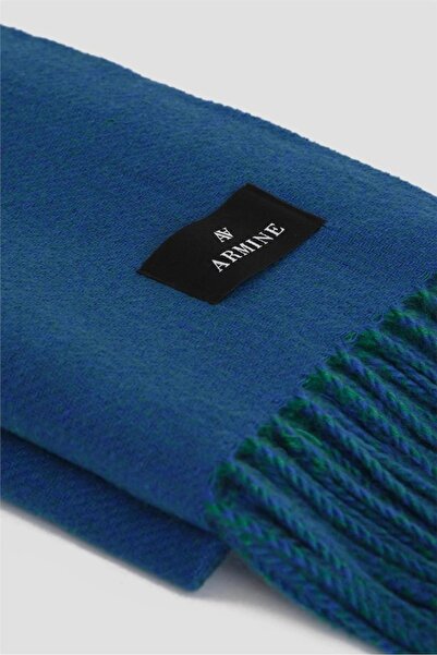 Armine Scarf Ortatkı05 Gray Blue