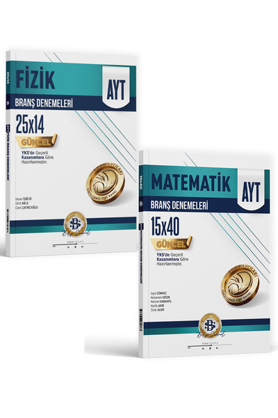 Bilgi Sarmal Yayınları Ayt Fizik Matematik Branş Denemeleri 2025-2026