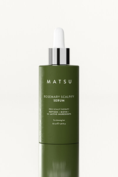 MATSU Scalpify Saç Derisi Serumu | Dökülme Önleyici & Folikül Güçlendirici Biberiye + Biotin + Peptit