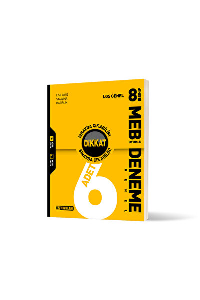 Hız Yayınları 8. Sınıf LGS Genel 6 Lı Deneme Yeni