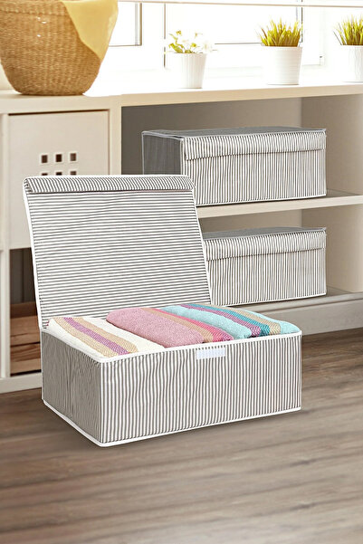 Meleni Home 3 многофункционални кутии за съхранение с капаци Органайзер 50 x ...