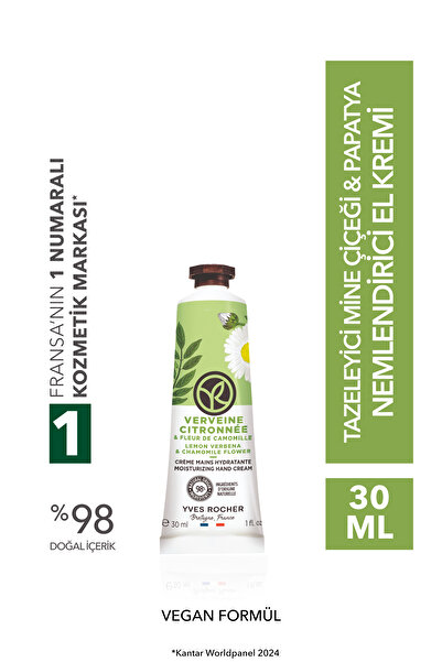 Yves Rocher El Kremi- Nemlendirici Besleyici Tazeleyici Mine Çiçeği Papatya- ...