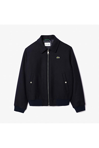 Lacoste Jachetă de aviator din lână căptușită cu fermoar pentru bărbați