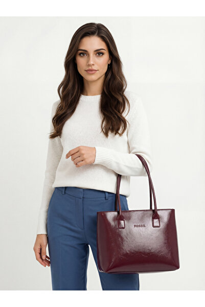 Fossil Claret Red Women's Hand and Shoulder Bag 05Fo25K5087