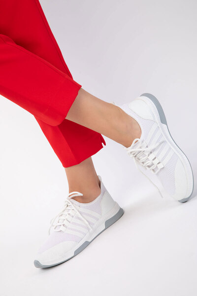 SOHO Białe tenisówki damskie 16278