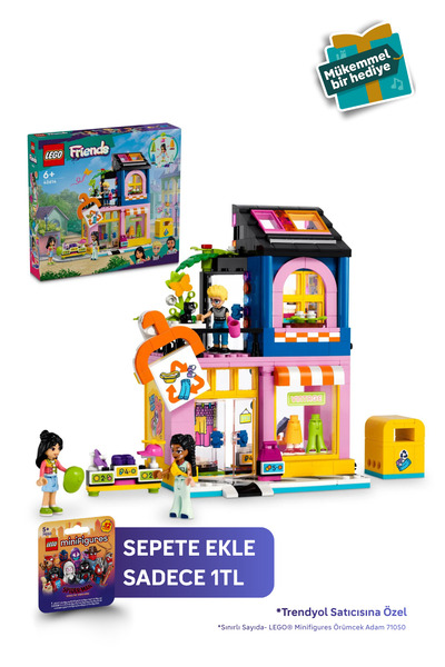 LEGO ® Friends Vintage Giyim Mağazası 42614 - 6+ Oyuncak Yapım Seti (409Parça)