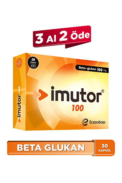 Imutor 100 30 Kapsül - Beta Glukan - Bağışıklık