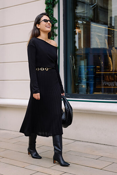 Trendyol Collection Gold Chain Women's Belt Tedss24Ke00016