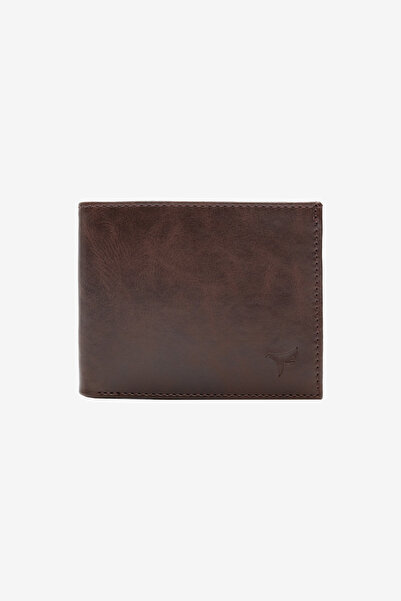 AC&Co / Altınyıldız Classics Чоловічий коричневий подарунковий гаманець з від...