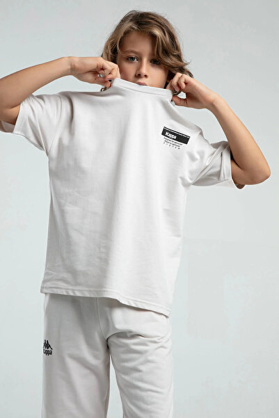 Kappa Set bermuda crem pentru băieți.