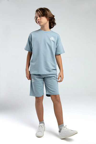 Kappa بدلة برمودا خضراء للأولاد