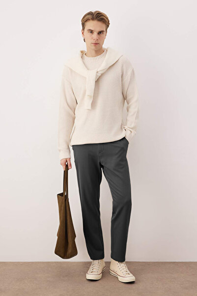 Trendyol Collection Smoked Men's Woven Fabric Trousers Tmnaw26Pl00030